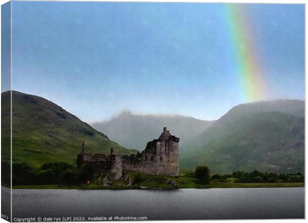 Kilchurn castle.. Loch Awe argyll and bute Canvas Print by dale rys (LP)