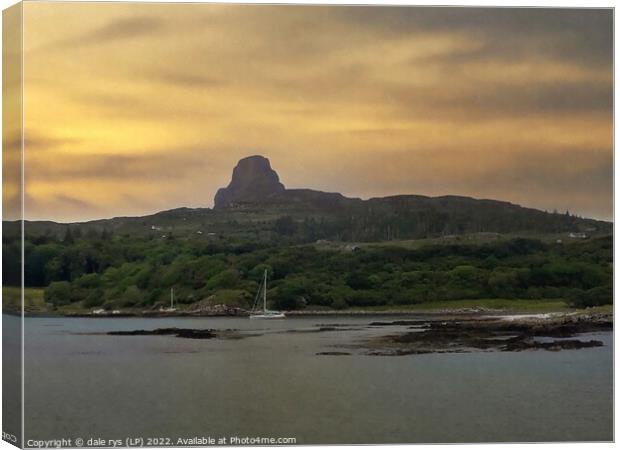 it can only be eigg Canvas Print by dale rys (LP)