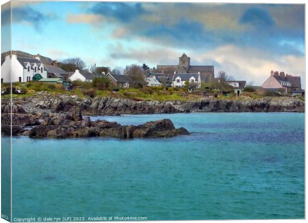 IONA ABBEY argyll and bute Canvas Print by dale rys (LP)
