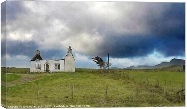 roofless on the isle of skye Canvas Print by dale rys (LP)