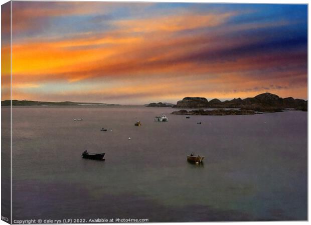 FIONNPHORT- ISLE OF MULL Canvas Print by dale rys (LP)