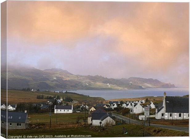 Serene Skye Landscape Canvas Print by dale rys (LP)