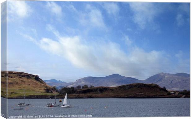 OBAN SCENE            Canvas Print by dale rys (LP)