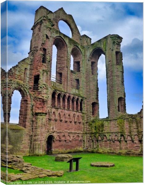 ARBROATH DAILY LIFE ABBEY Canvas Print by dale rys (LP)