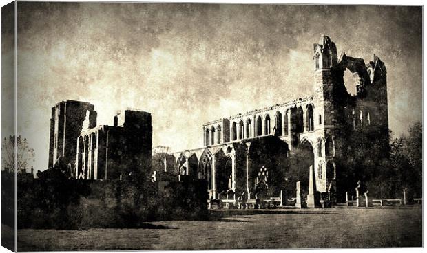 ELGIN CATHEDRAL Canvas Print by dale rys (LP)
