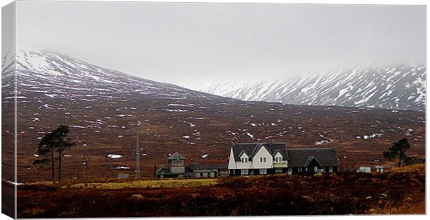 corrour station and station house Canvas Print by dale rys (LP)