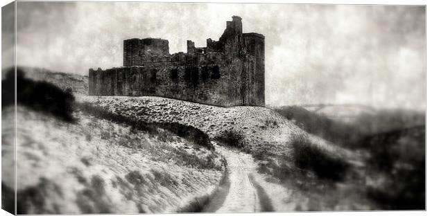 crichton castle b&w Canvas Print by dale rys (LP)