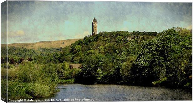 wallace monument3 Canvas Print by dale rys (LP)