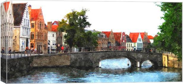 superb bruge Canvas Print by dale rys (LP)