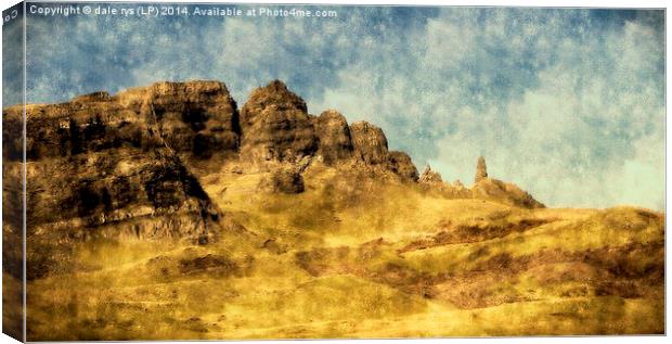 ol man of storr Canvas Print by dale rys (LP)