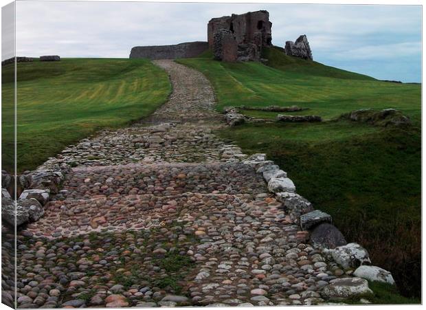 mighty duffus castle Canvas Print by dale rys (LP)