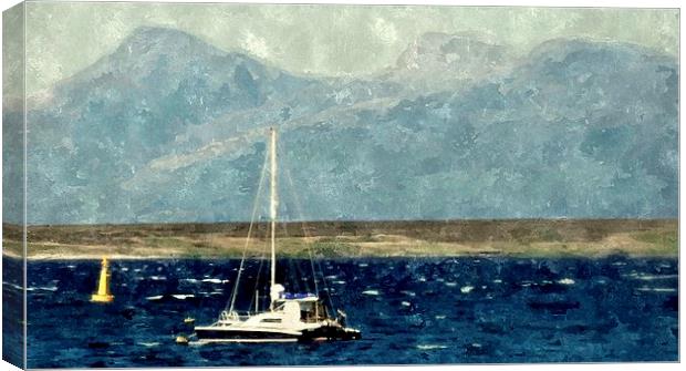  broadford,skye Canvas Print by dale rys (LP)