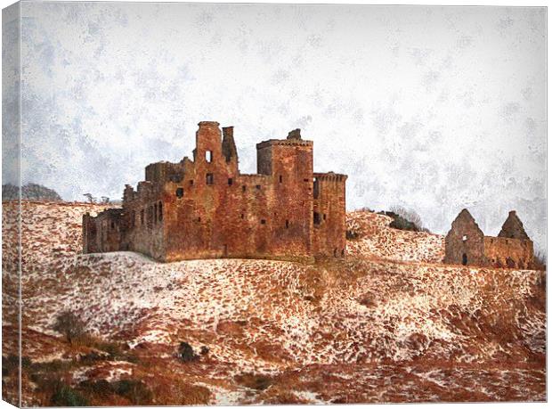  crichton castle-scotland Canvas Print by dale rys (LP)