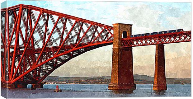  forth rail bridge Canvas Print by dale rys (LP)
