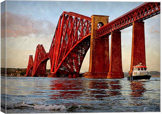  forth rail bridge   Canvas Print by dale rys (LP)