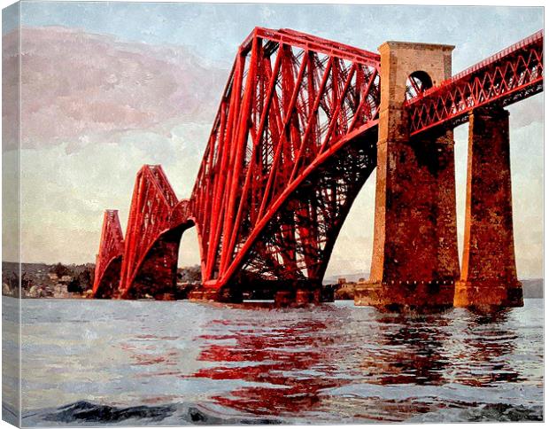  down at south queensferry - scotland Canvas Print by dale rys (LP)
