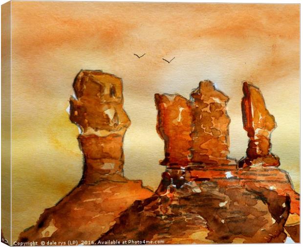 monument valley N.P. Canvas Print by dale rys (LP)