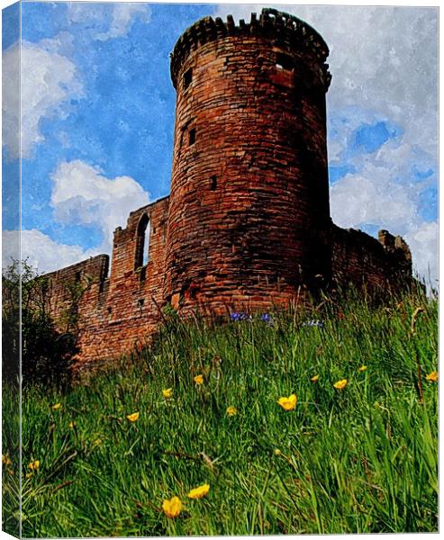 bothwell castle Canvas Print by dale rys (LP)