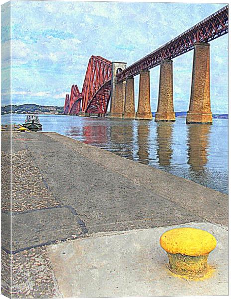 FORTH RAIL BRIDGE Canvas Print by dale rys (LP)