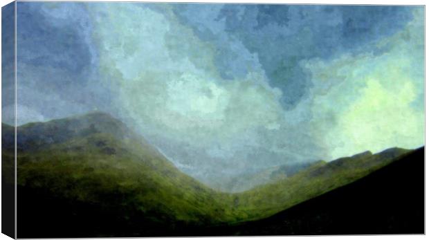 GLEN SHIEL-SCOTLAND Canvas Print by dale rys (LP)