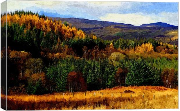 highlands fall Canvas Print by dale rys (LP)