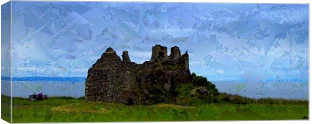 dunure castle Canvas Print by dale rys (LP)