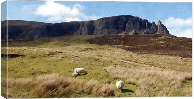 QUIRAING SKYE 3 Canvas Print by dale rys (LP)