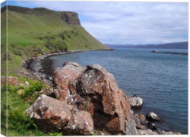 portree-skye 2 Canvas Print by dale rys (LP)