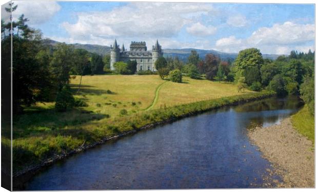 inveraray castle argyll and bute Canvas Print by dale rys (LP)