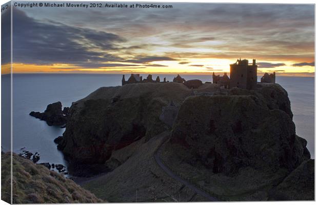 Dunnottar Castle Canvas Print by Michael Moverley