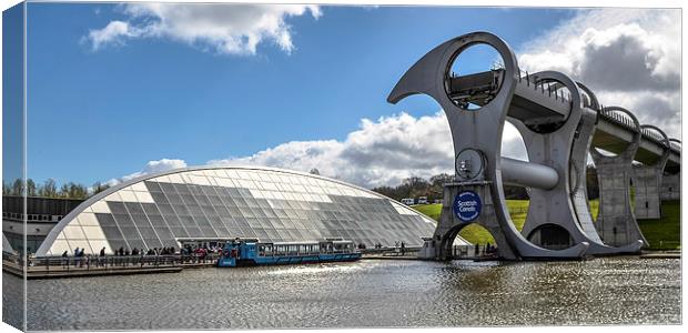 Falkirk Wheel Canvas Print by Michael Moverley
