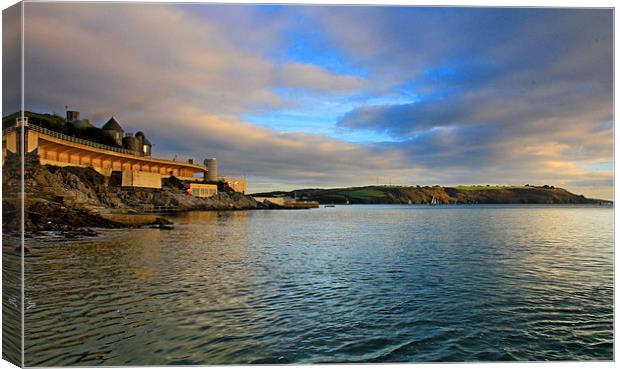 Plymouth Hoe Canvas Print by Debbie Metcalfe