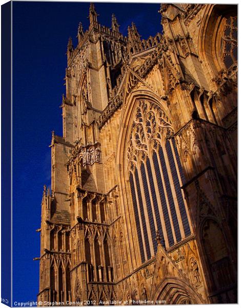 York Minster in Sunlight Canvas Print by Stephen Conroy