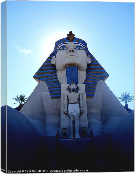 Sphinx at the Luxor Vegas Canvas Print by Patti Barrett