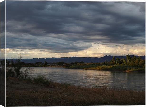 Colorado River Sunset Canvas Print by Patti Barrett