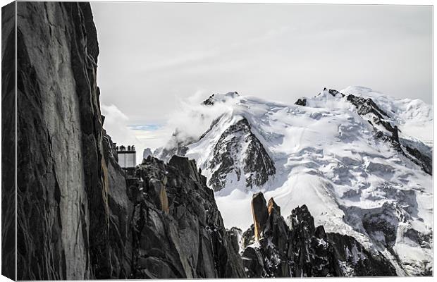 Mount Blanc Canvas Print by Cristian Mihaila