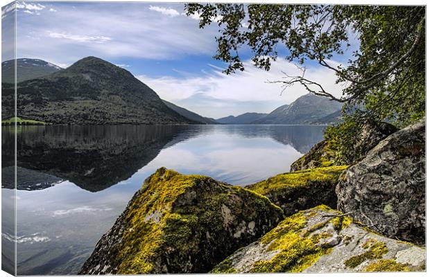 Jolster Lake Canvas Print by Cristian Mihaila