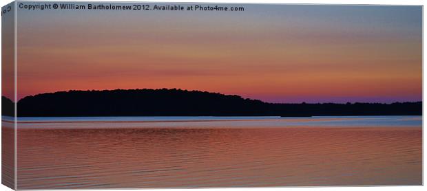 Multicolor Sunset Canvas Print by Beach Bum Pics