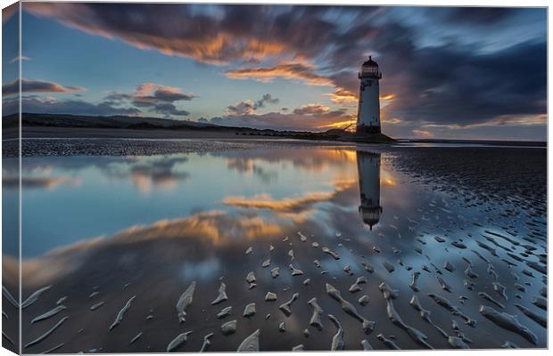 Lighthouse Reflection  Canvas Print by Jed Pearson