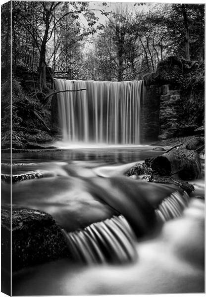  Nant Mill Falls Canvas Print by Jed Pearson