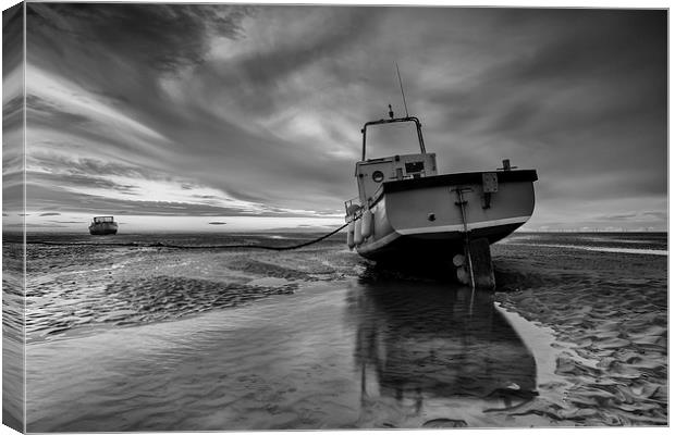  Waiting for the next tide Canvas Print by Jed Pearson
