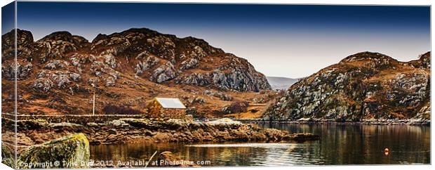 Serenity at Diabaig Harbour Canvas Print by Tylie Duff Photo Art