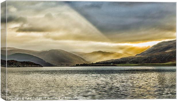 Loch Broom After The Storm Canvas Print by Tylie Duff Photo Art