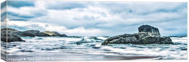 Durness Beach in Sutherland Canvas Print by Tylie Duff Photo Art