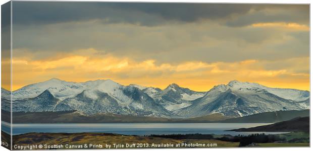 The Mountains of Arran Canvas Print by Tylie Duff Photo Art