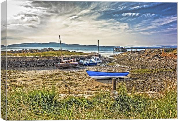 Harbour at Portencross Canvas Print by Tylie Duff Photo Art