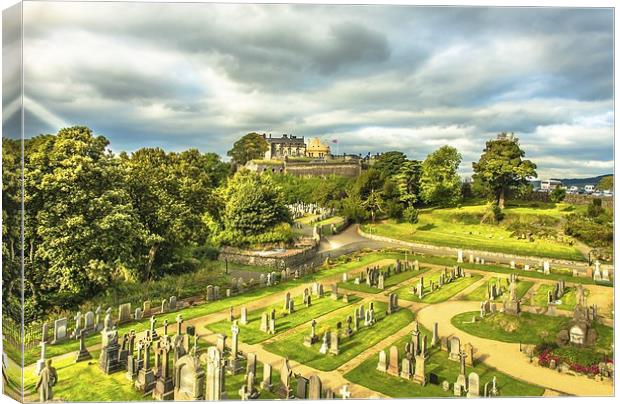 Stirling Castle from Holy Rude Canvas Print by Tylie Duff Photo Art