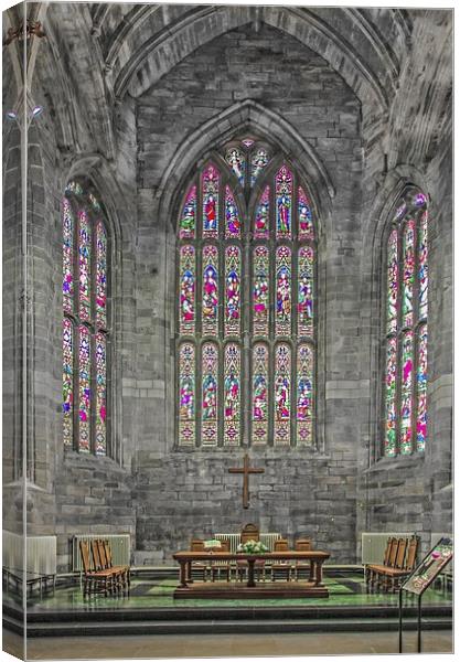 Holy Rude Church Stirling Canvas Print by Tylie Duff Photo Art