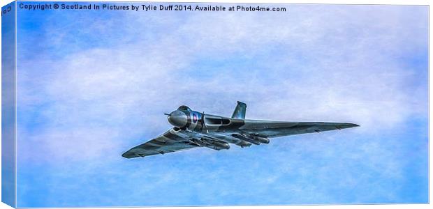   Avro Vulcan XH558 Canvas Print by Tylie Duff Photo Art