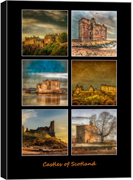 Castles of Scotland Canvas Print by Tylie Duff Photo Art